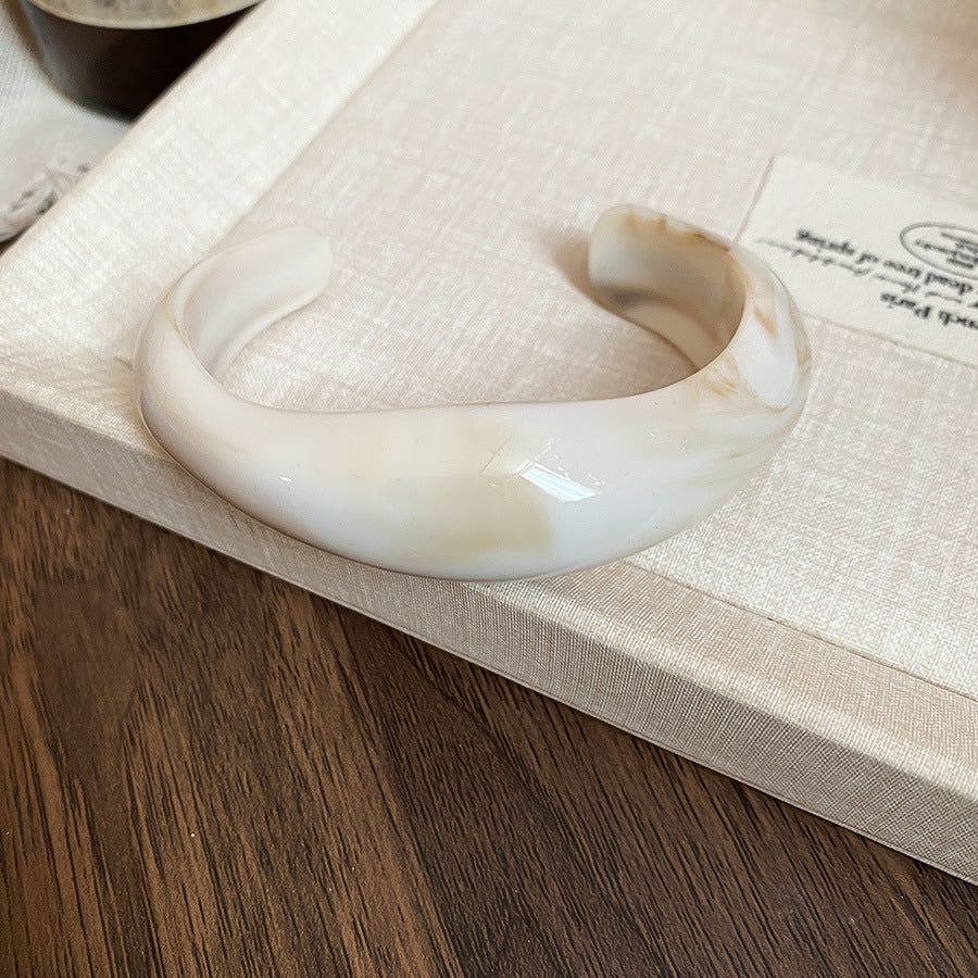 Women's Oval Open-ended Personality Exaggerated Minimalist Design Bracelets