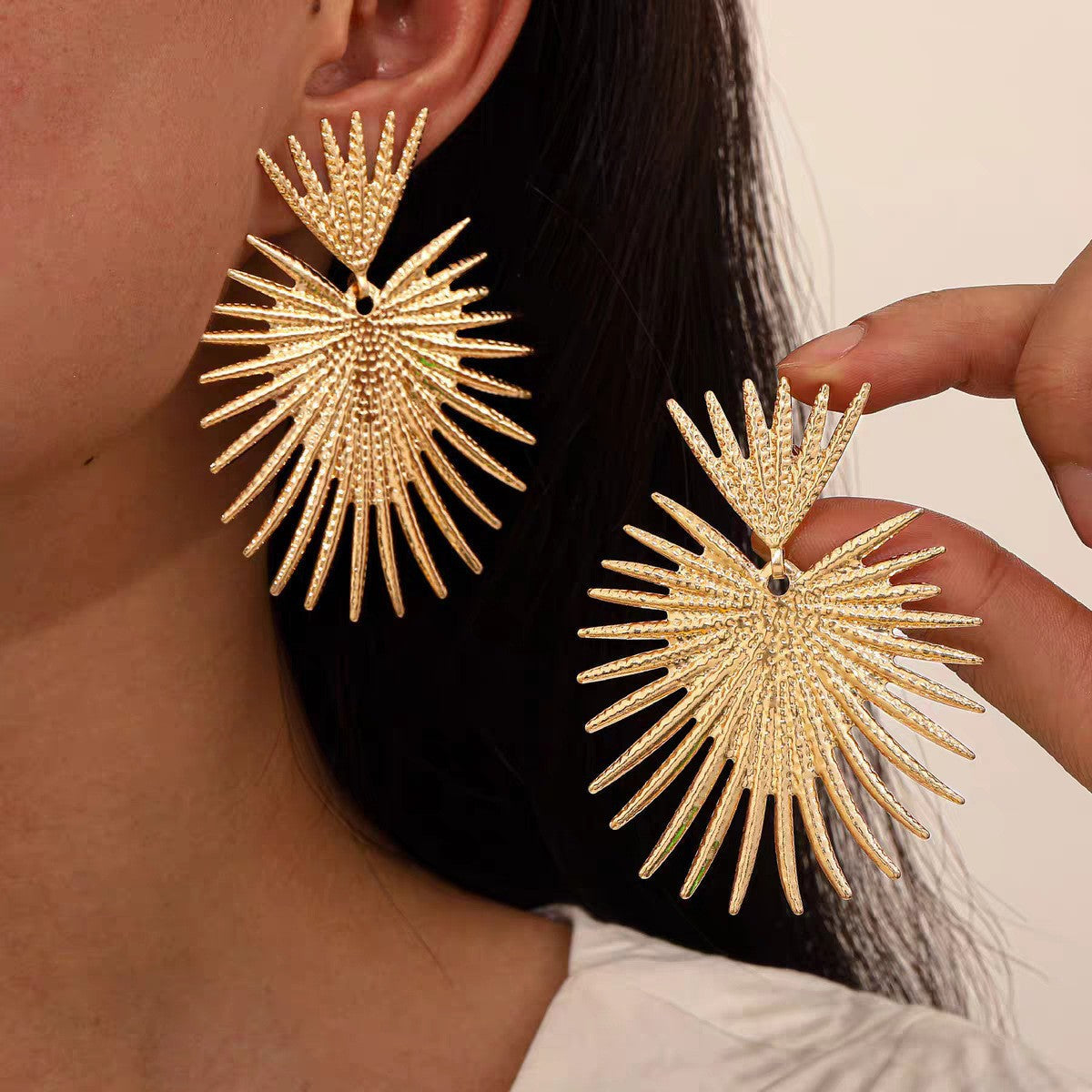 Women's Round High-grade Light Luxury Minority Design Tassel Earrings
