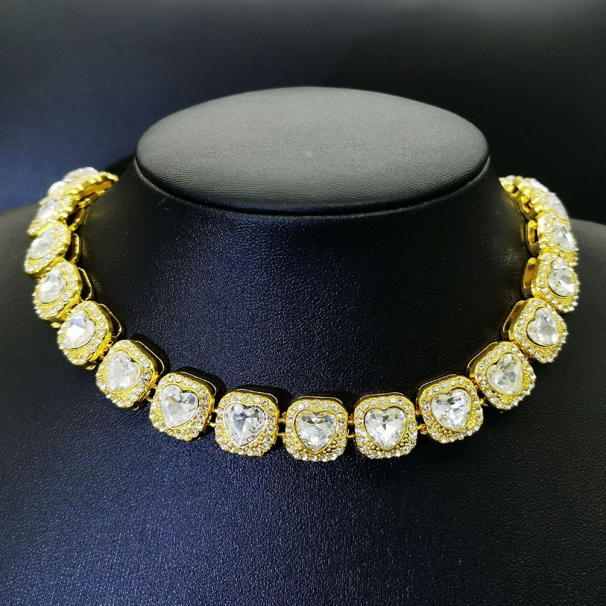 Women's & Men's Hipster Cuban Link Chain Diamond Love Necklaces