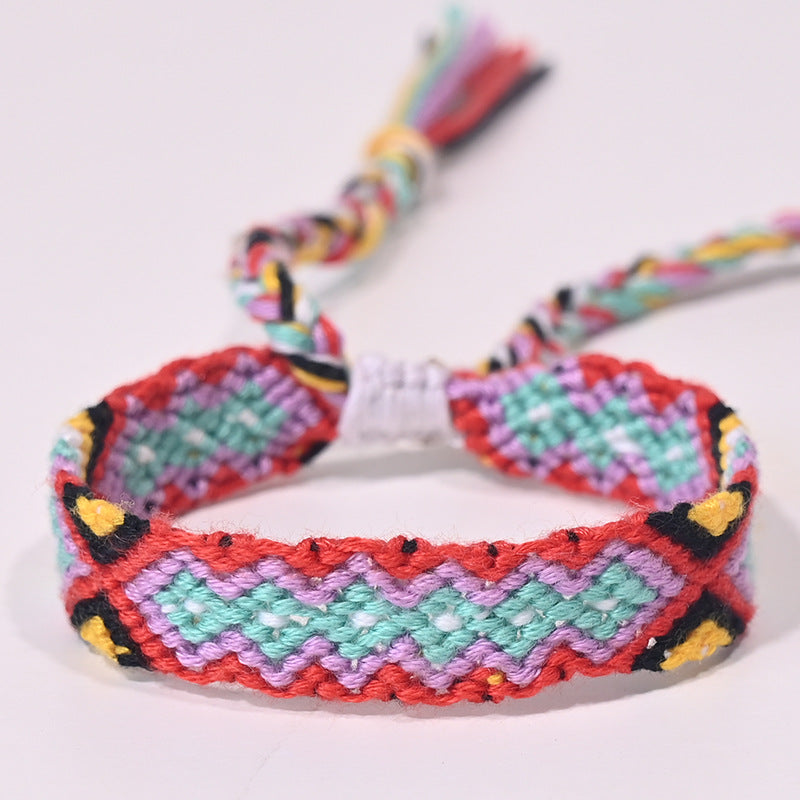Stepped Into Nepal Ethnic Style Hand-knitted Bracelets