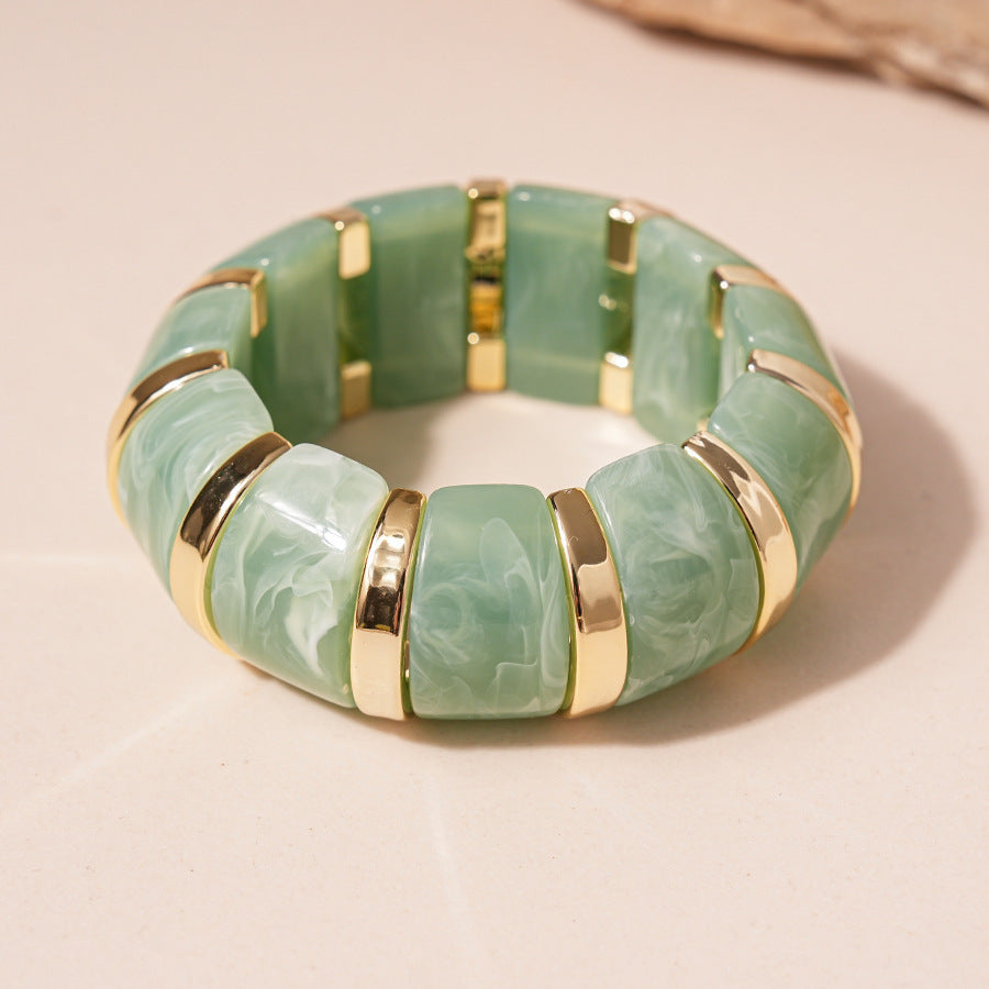 Acrylic Glossy Blooming Korean Style Simple Light Luxury Bracelet