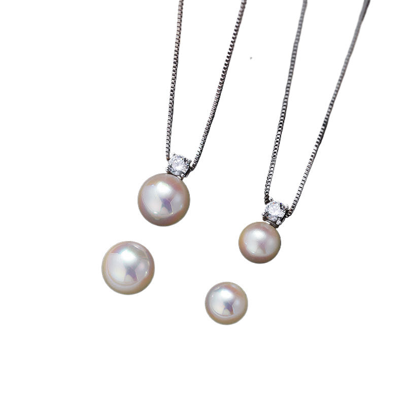 Women's Light Shell Pearl Elegant High Sense Joker Clavicle Chain Pendants