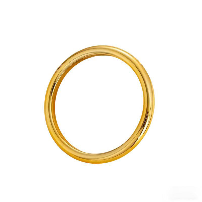 Electroplated Glossy Simple Retro High Sense Bracelet