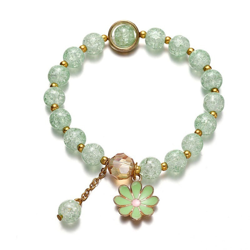 Women's Little Daisy Hot Flower High-grade Crystal Bracelet