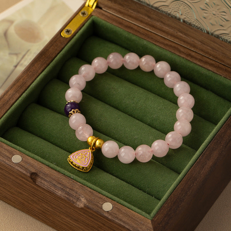 Women's Ancient Frog Skin Vintage Glass Chinese Style Bracelet