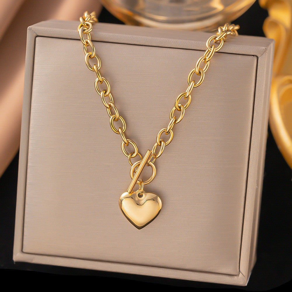 Simple Heart Female Fashion Personality Shape Bracelet
