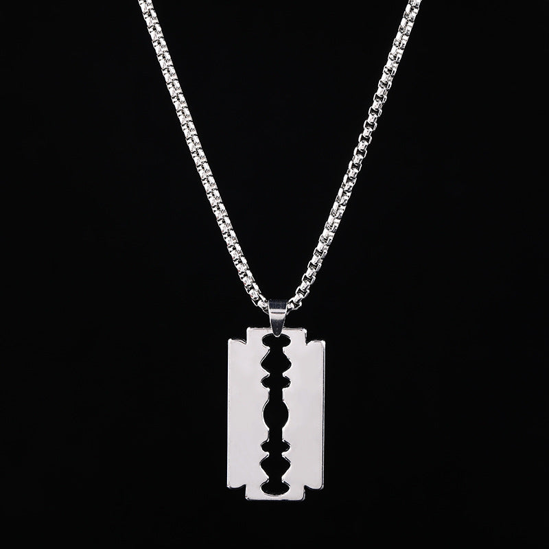 Women's & Men's Steel Hip Hop Fashion Catwalk Sweater Necklaces