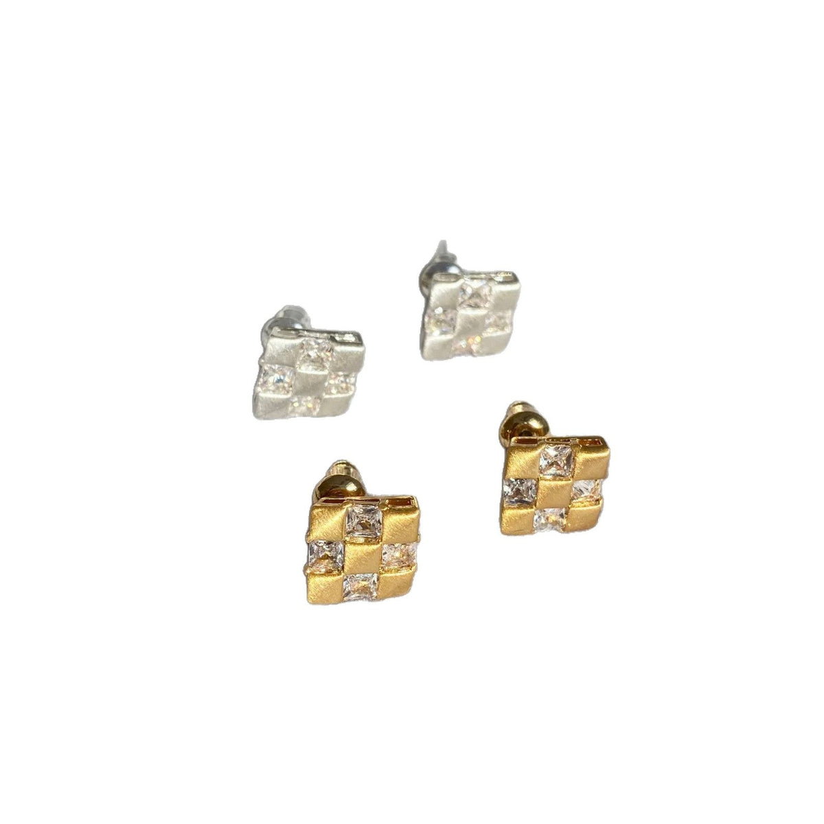 Women's High-grade Sier Mush Ice Square For Light Luxury Simplicity Temperament Rings