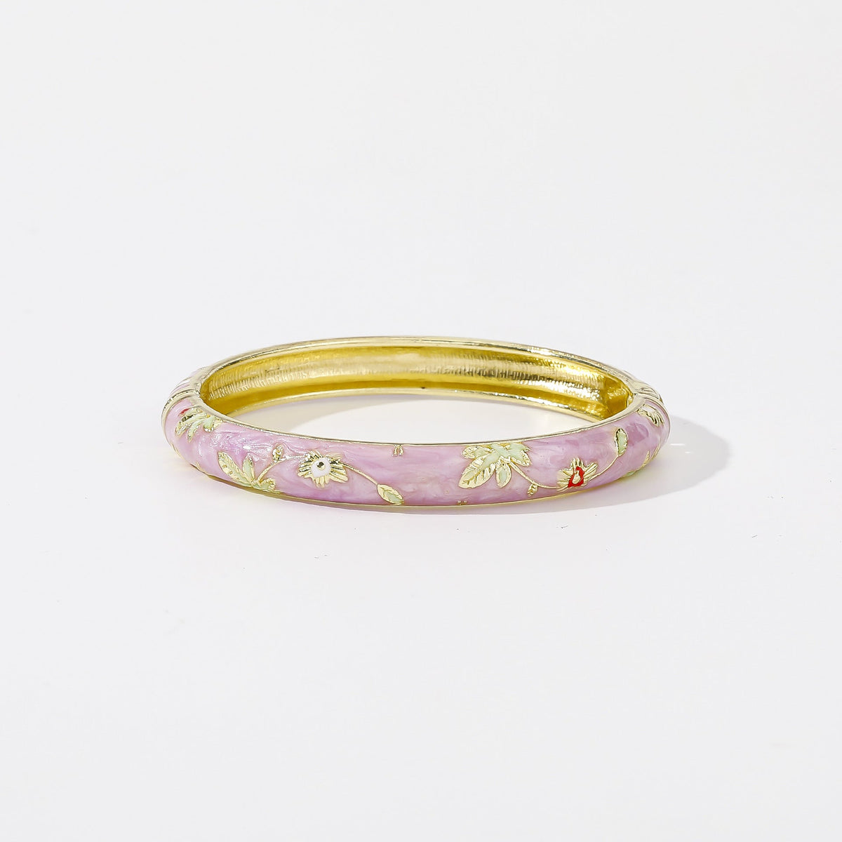 Old Zinc Alloy Imperial Palace Tourist Souvenir Enamel Bracelets