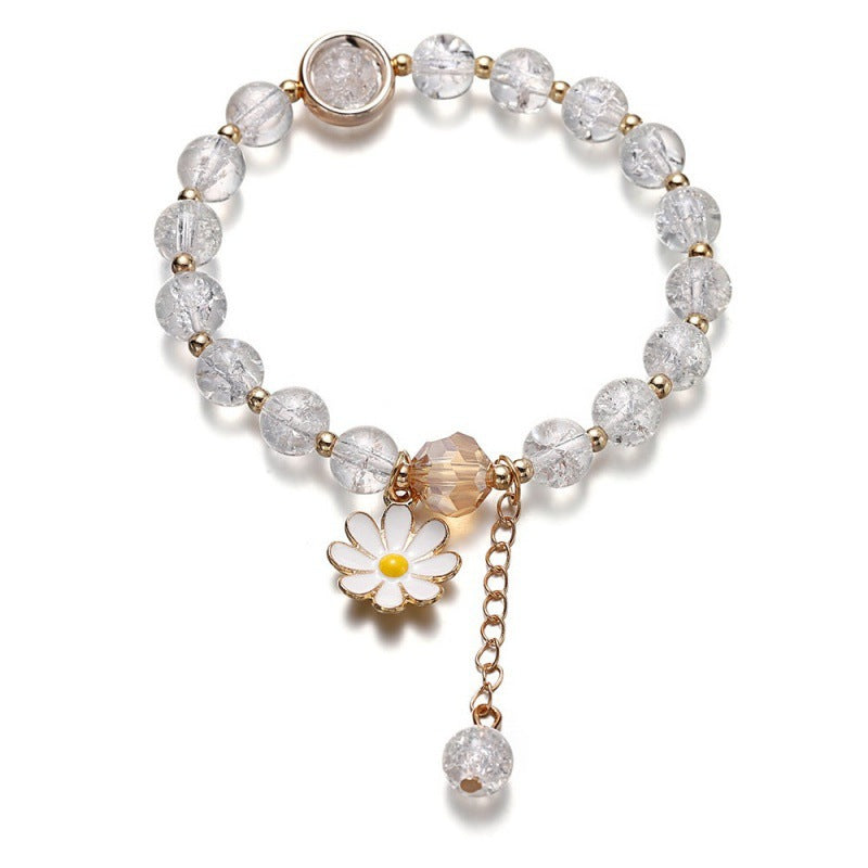 Women's Little Daisy Hot Flower High-grade Crystal Bracelet