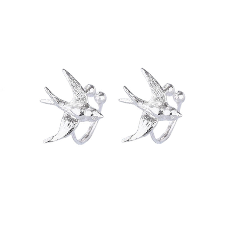 Selection Ethnic Style Temperament Flying Bird Ear Clip