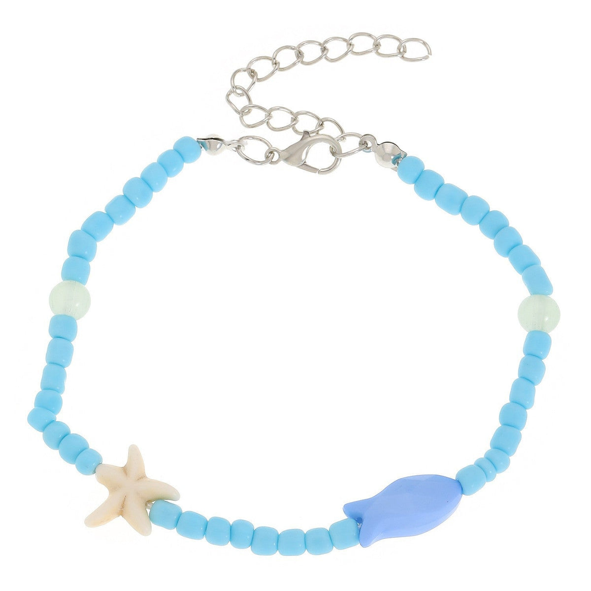 Summer Ocean Style Cartoon Shell Female Bohemian Woven Turtle Jewelry Set