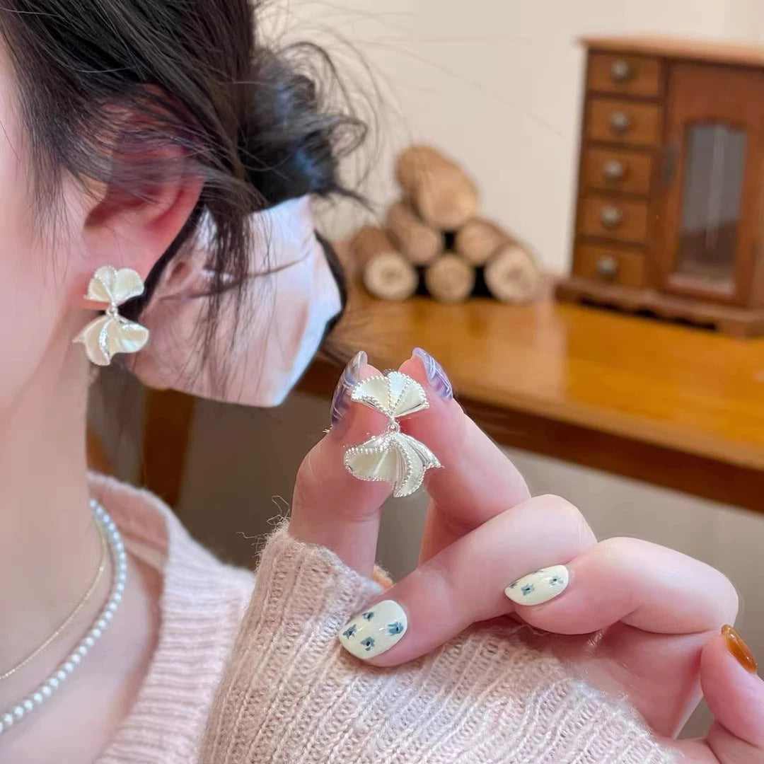 Flower Female Seaside Vacation Dopamine Fashion Temperament Earrings