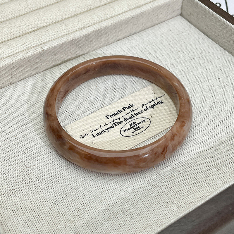Women's Acetate Niche Irregular Acrylic Wide-brimmed For Design Bracelets
