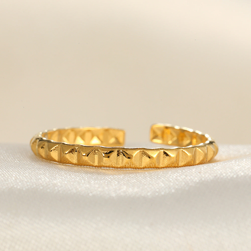 Women's Steel Good-looking Open Fashion Trendy Light Rings