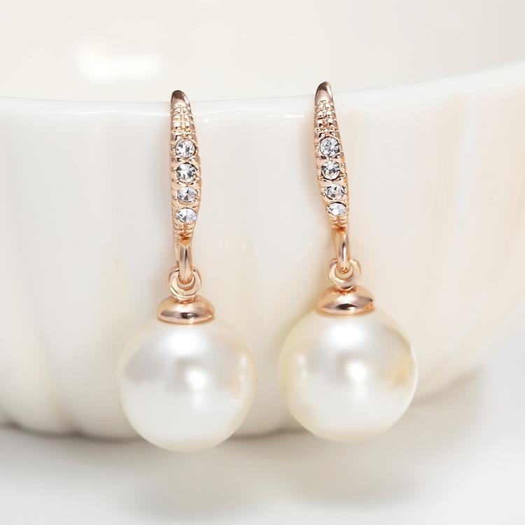 Pearl Female Trendy Long Temperament Western Earrings