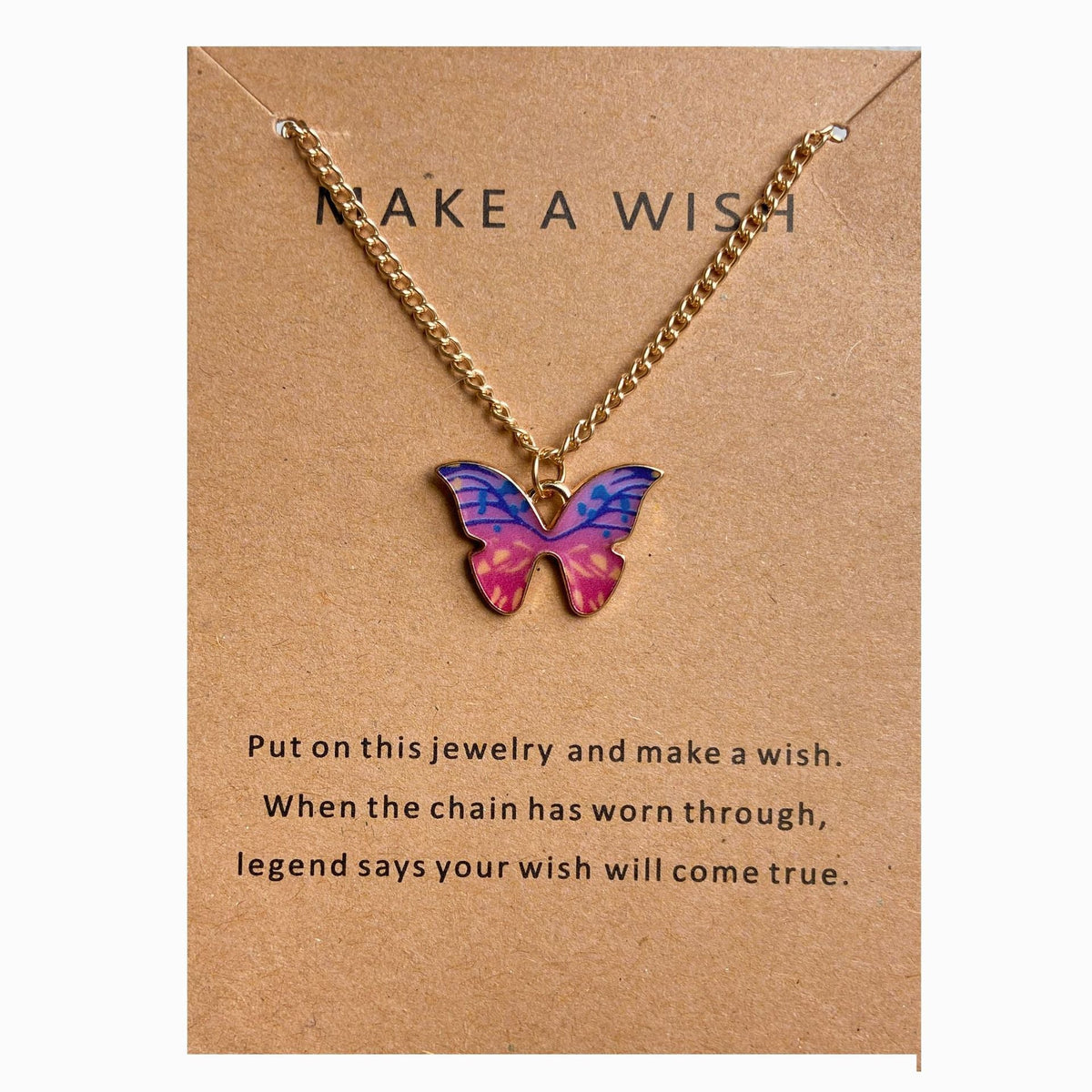 Bohemian Alloy Butterfly Design Clavicle Chain Necklaces