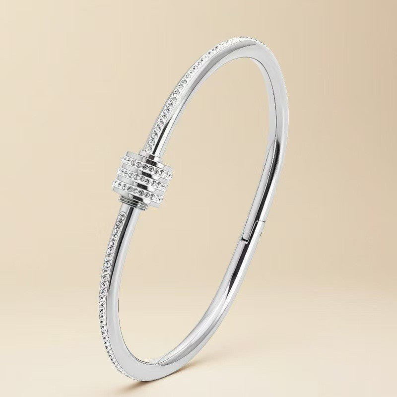 Stainless Steel Light Luxury Stylish Simple Bracelet