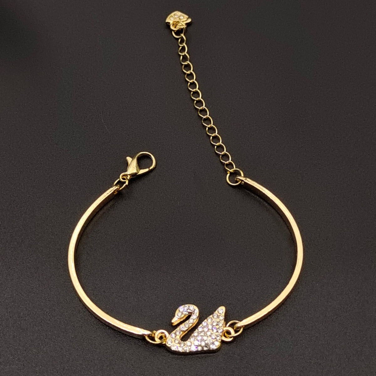 Women's Exquisite Fashion Swan Simple Diamond Design Bracelet