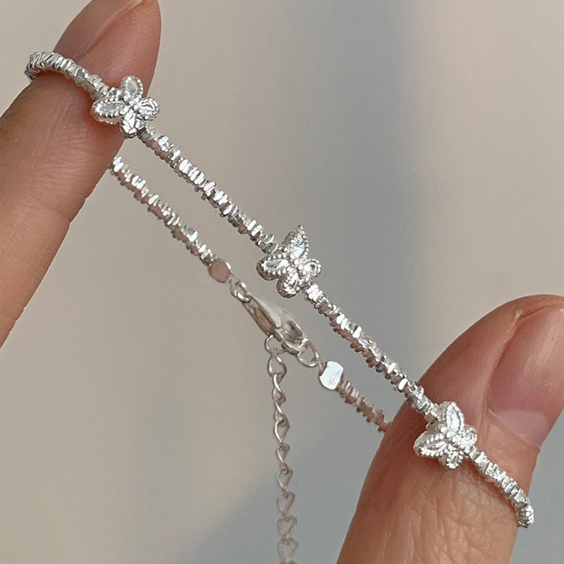 Of Sier Butterfly Female Light Luxury Minority Bracelet