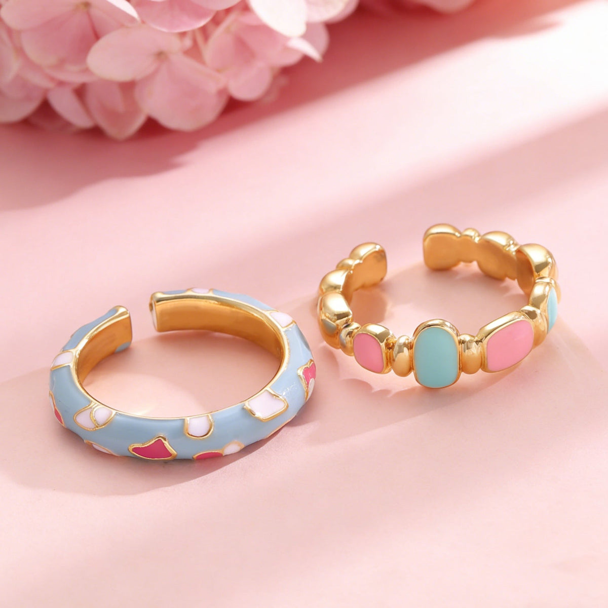 Niche Unique Western Style Geometric Cute Rings