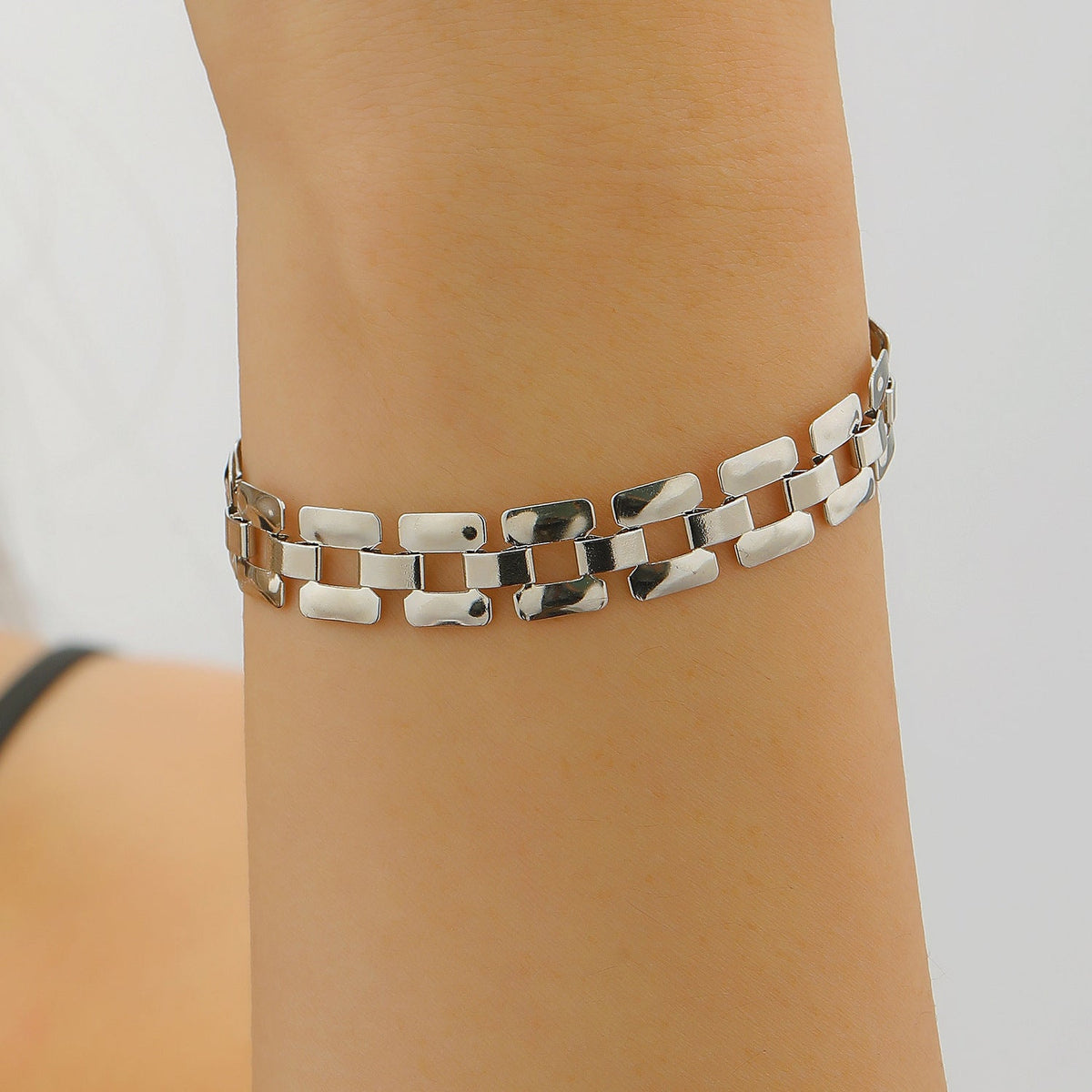 Women's Fashion Y-shaped Watch Clavicle Chain Stacked Strap Length Sweater Rings