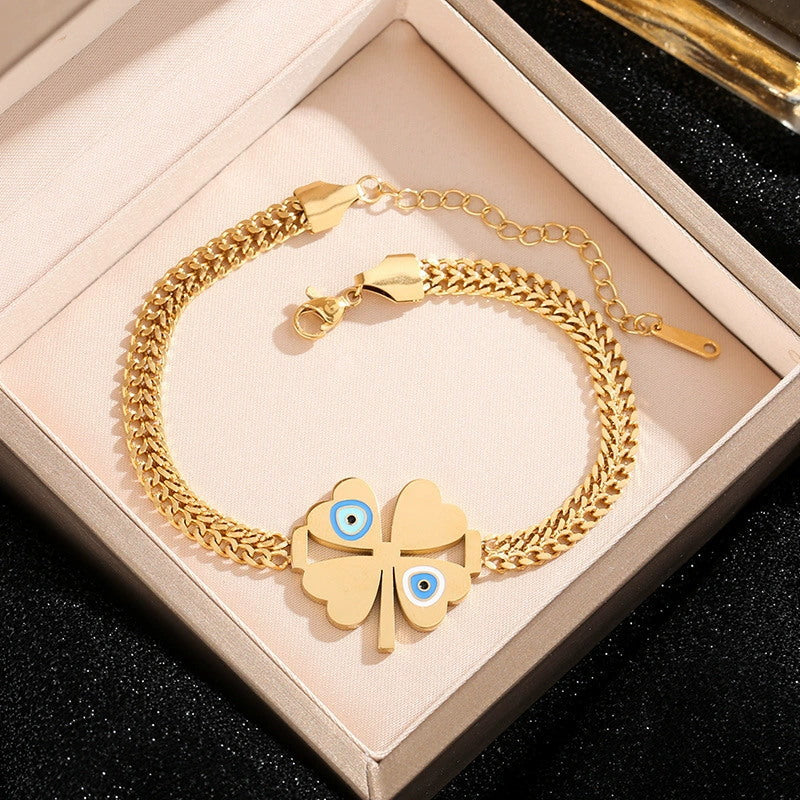 Women's Mei Chen Gold Simple Versatile Personality Affordable Luxury Bracelets