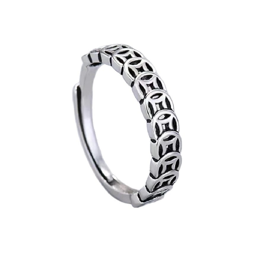 Fashion Wrap-around Open Money Drawing Luck Rings