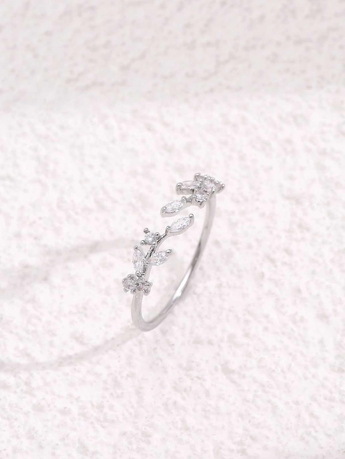 Flower Geometric Open Wheat Fashion Shank Rings