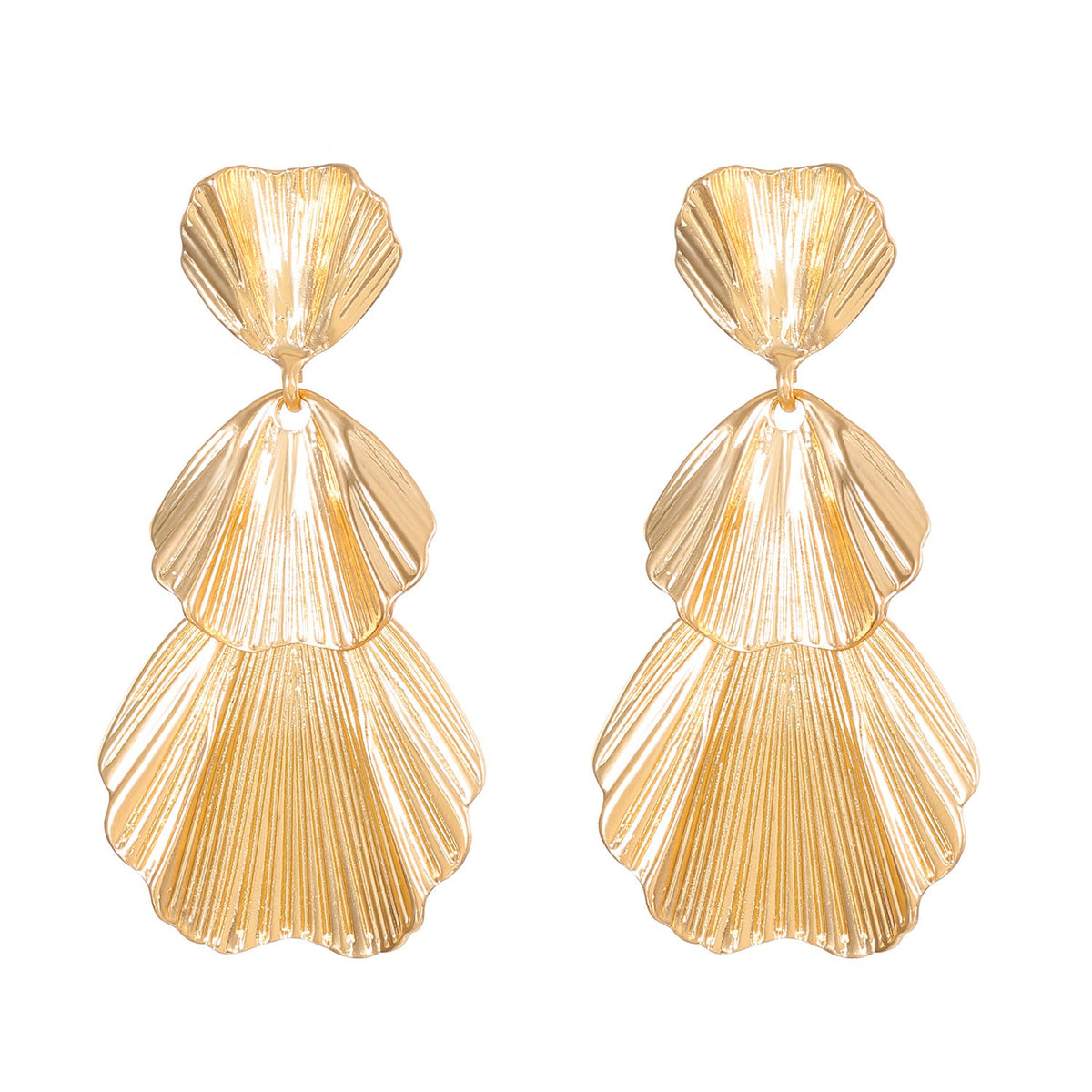 Women's Exaggerated Leaves Flower Retro Fashion Long Earrings