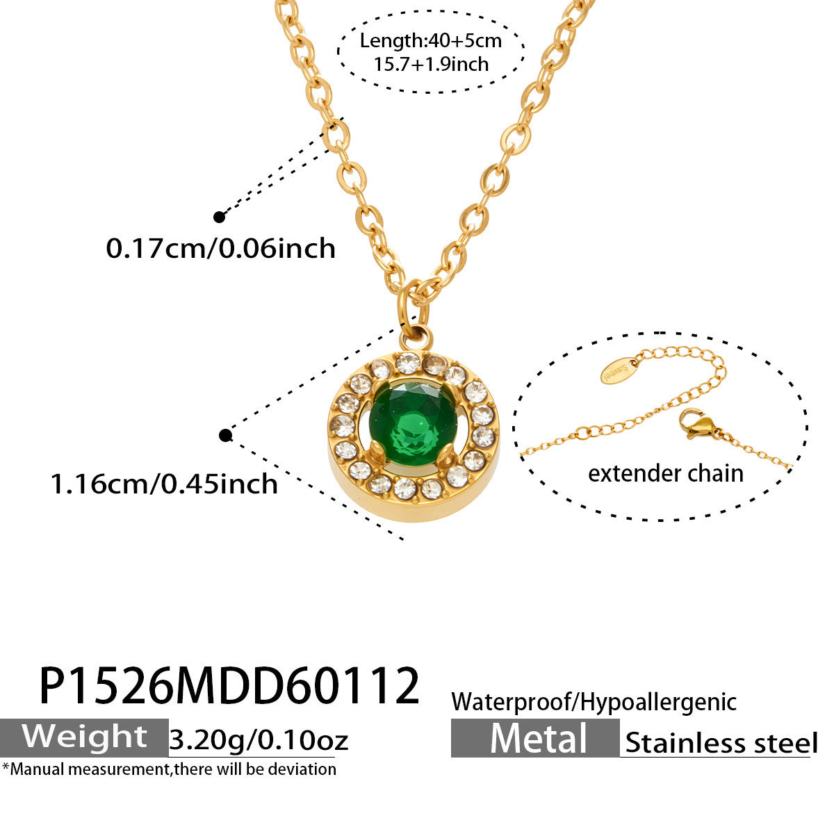 Flash Zircon Stainless Steel Combination Exquisite Gorgeous Full Jewelry Set