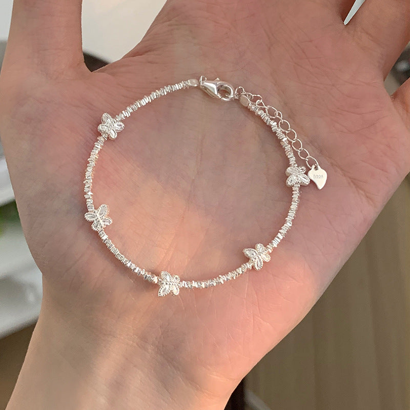 Of Sier Butterfly Female Light Luxury Minority Bracelet