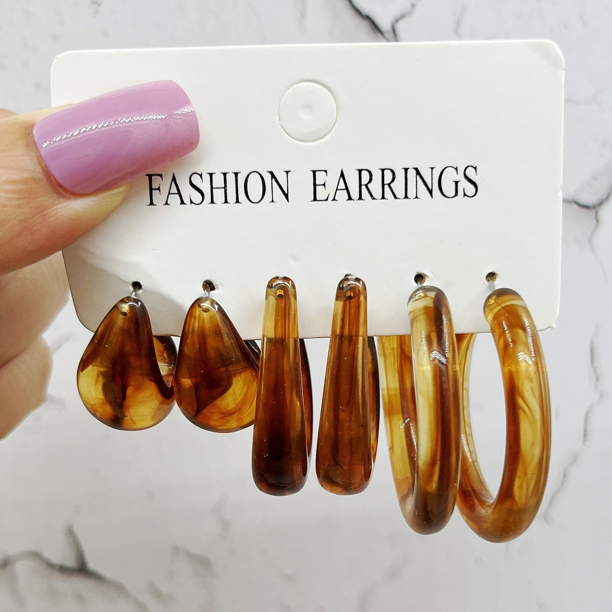 Women's French Retro Circle Pearl For Stud Earrings