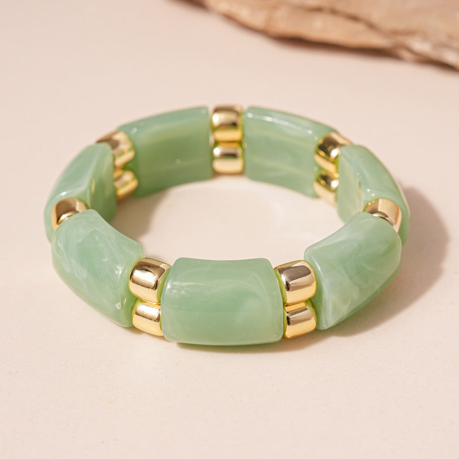 Acrylic Glossy Blooming Korean Style Simple Light Luxury Bracelet