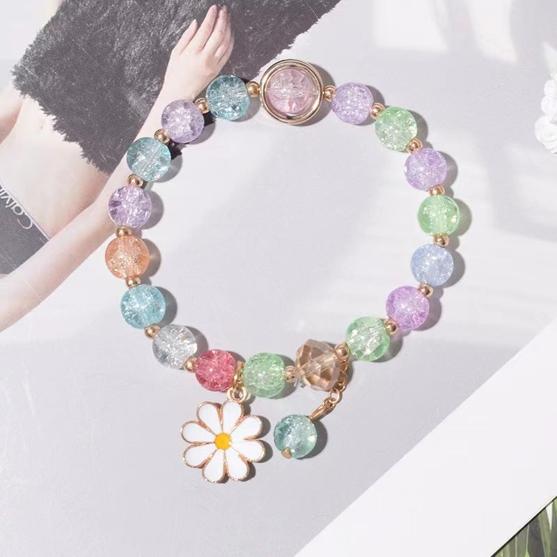 Women's Little Daisy Hot Flower High-grade Crystal Bracelet