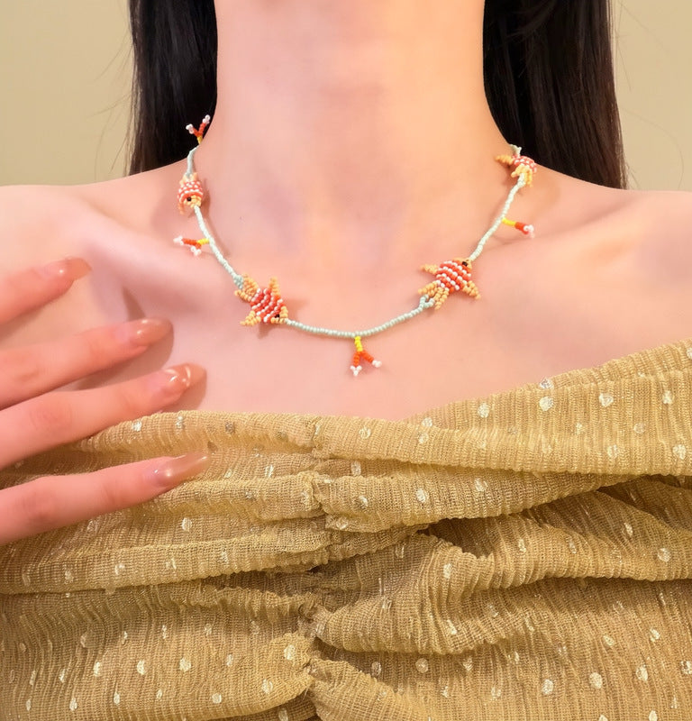 Women's Pearl Shell High-grade Light Luxury Minority Clavicle Necklace