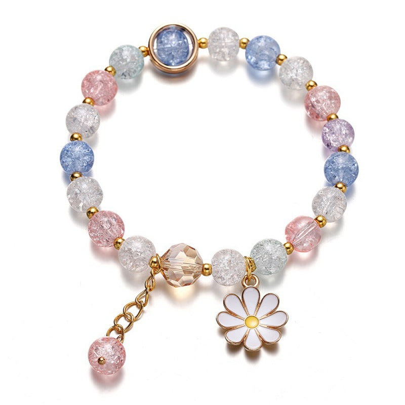 Women's Little Daisy Hot Flower High-grade Crystal Bracelet
