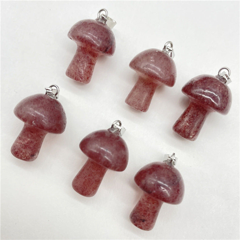 Fashion Natural Crystal Stone Mini Small Pendant