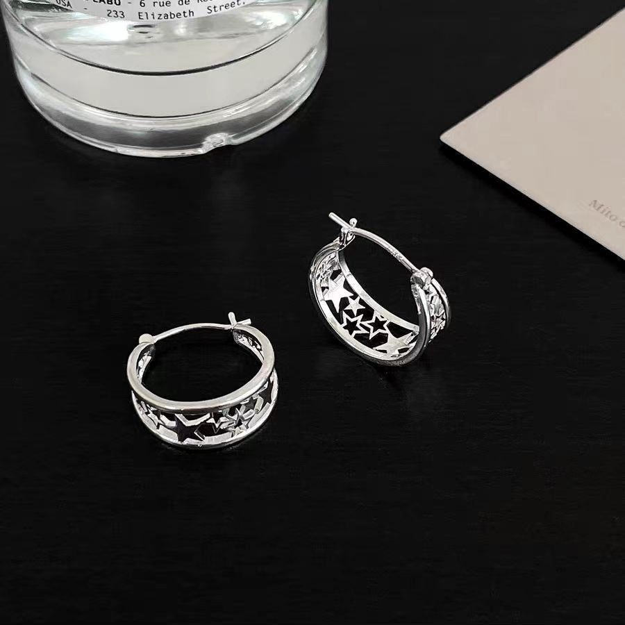 Women's Round High-grade Light Luxury Minority Design Tassel Earrings