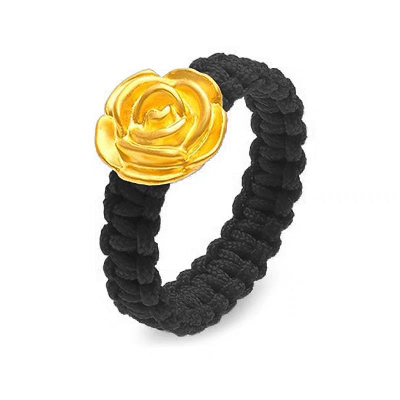 Adjustable Woven Simple Temperament Couple Gift Rings