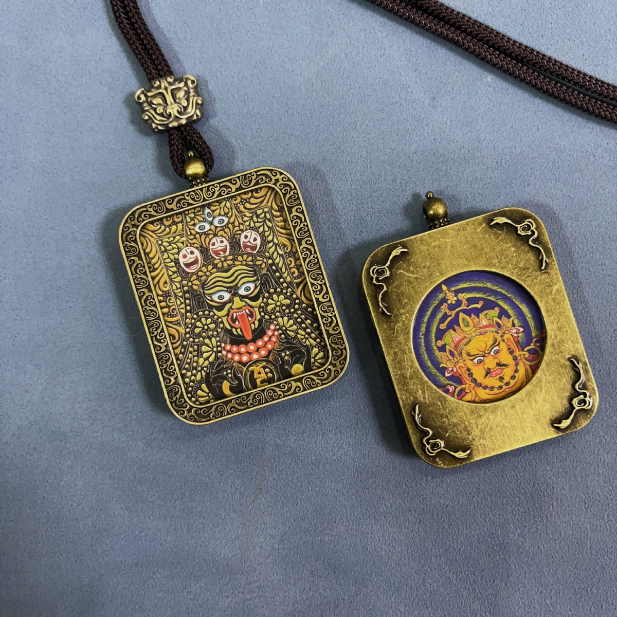 Double-sided Home Twee Zodiac Eight Patron Saints Scenic Pendants