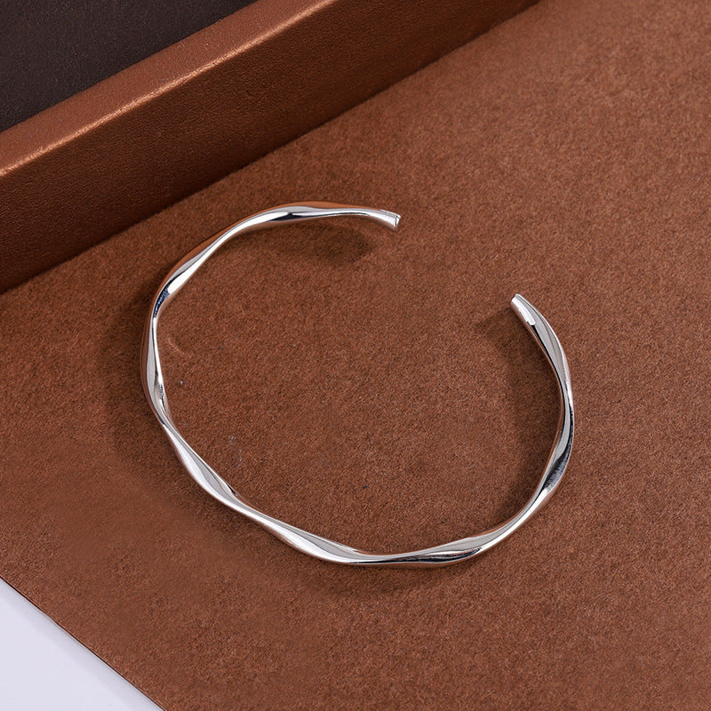 Korean Style Mobius Artistic Design Light Simple Elegant Glossy Bracelets