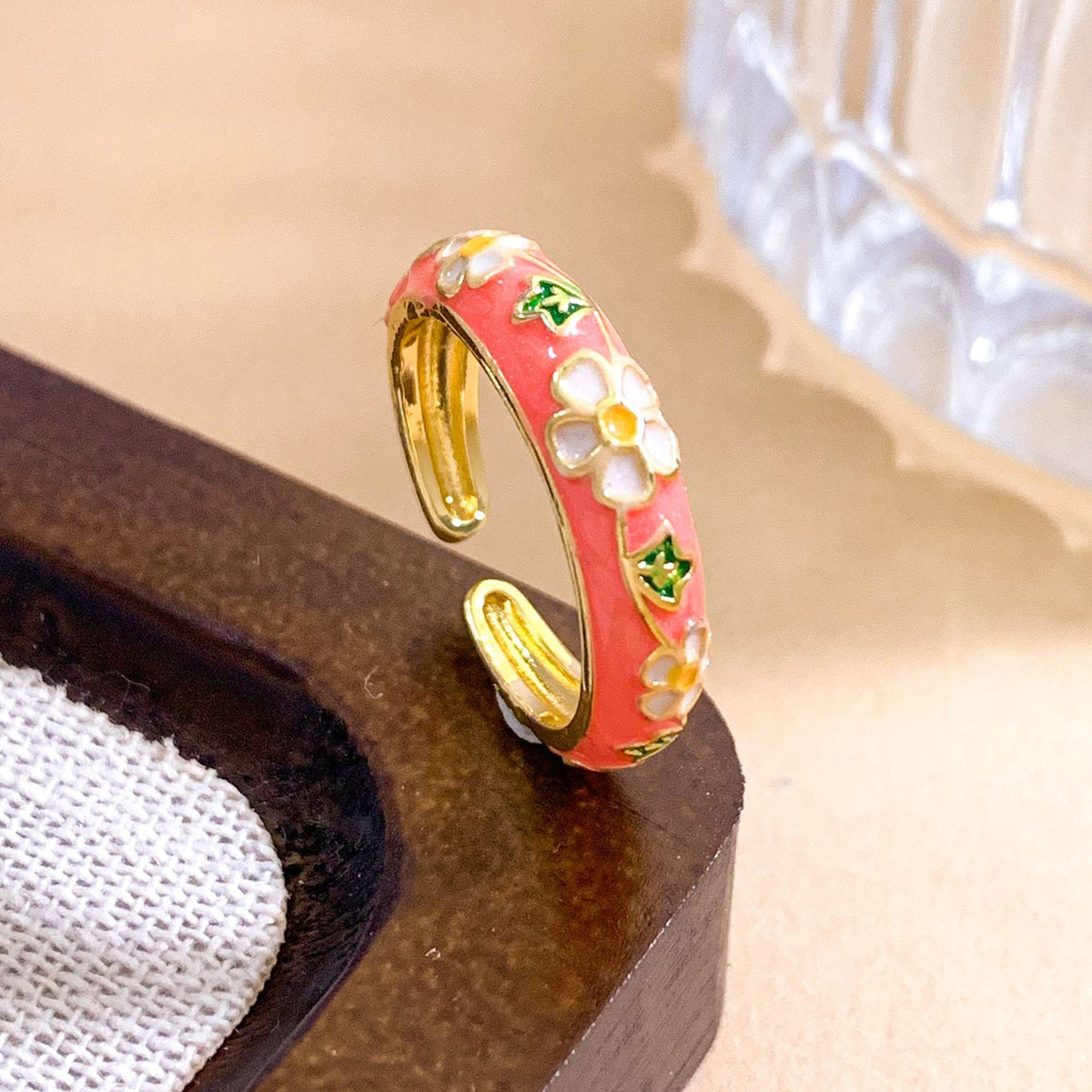 Flower Elegance Retro Fashion Design Sense Exquisite Rings