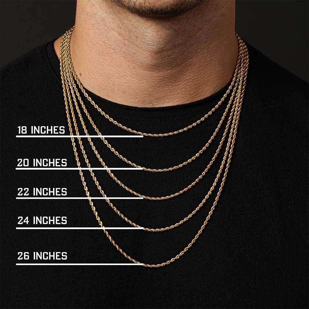 Stacking Twist Link Hip Hop Necklace & Bracelet Set in Stainless Steel – Gold or Steel Finish