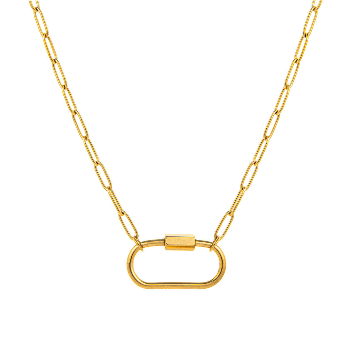 Everyday Fashion Daily Necessities Series Vacuum Electroplating Gold Protection In Necklace