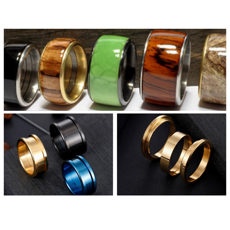 Handmade Expert Hot Frame Combined Small Ring