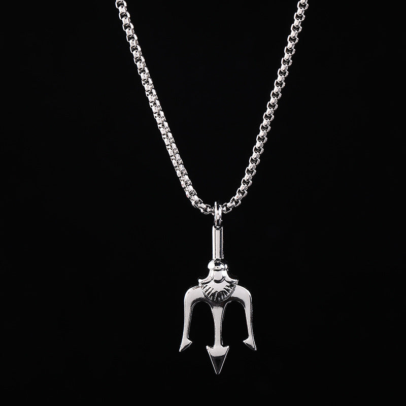 Women's & Men's Steel Hip Hop Fashion Catwalk Sweater Necklaces