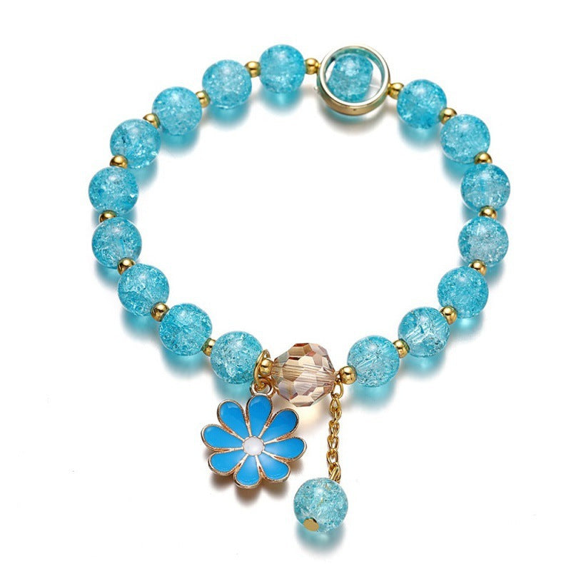 Women's Little Daisy Hot Flower High-grade Crystal Bracelet