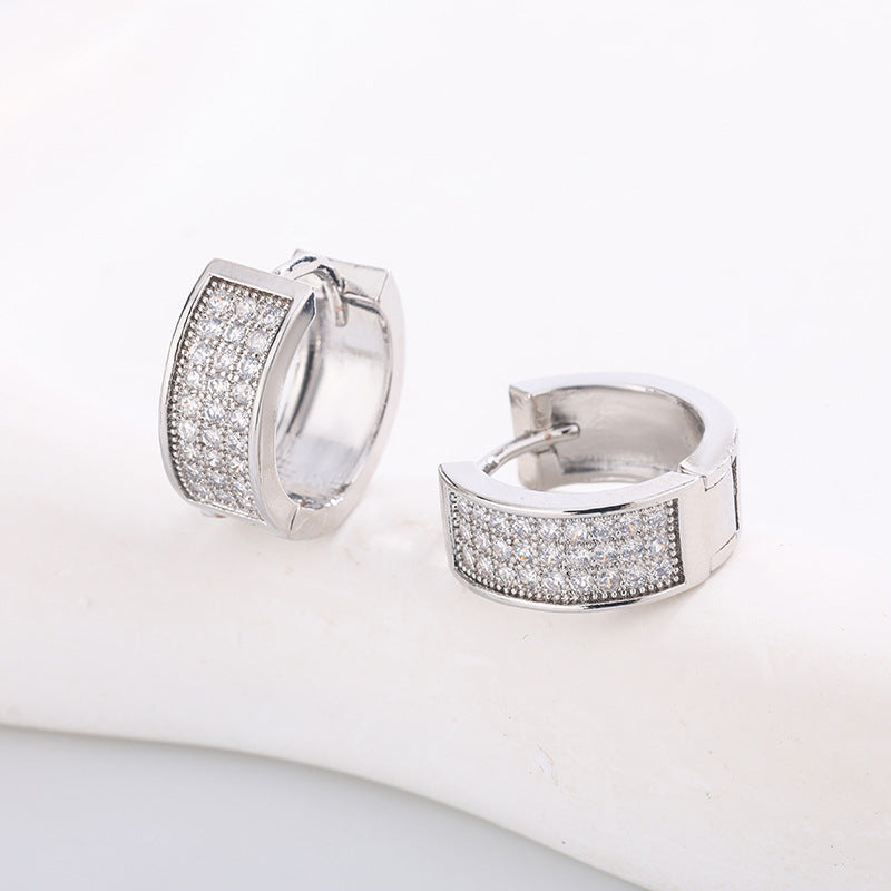 Women's High-grade Night Market Style Graceful Ear Clips Rings