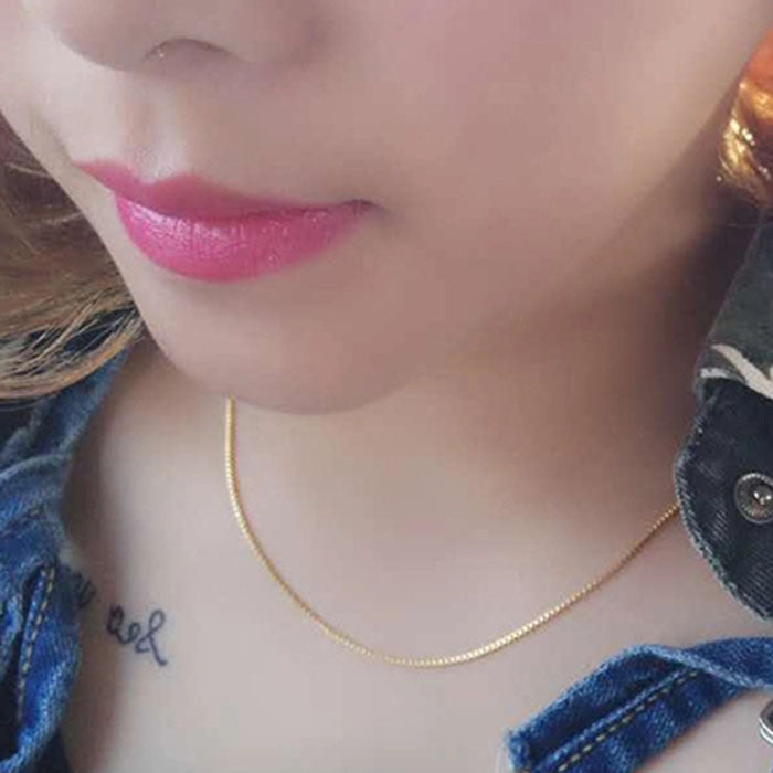 Women's Imitation Clavicle Chain Plated Yellow Gold Necklaces